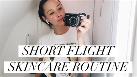 My Short Flight Skincare Routine Airplane Skincare Aja Dang Youtube