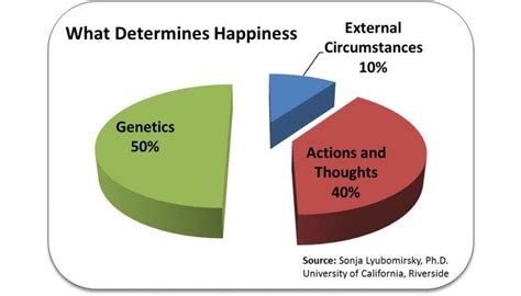 Determines Happiness Pie Chart Science Of Happiness Happy At Work Stress Management Activities