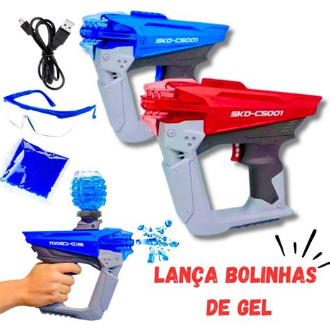 Brinquedo Arma Arminha Lan A Bolinhas Gel Orbeez Recarreg Vel Arma