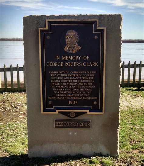 George Rogers Clark - [memorial] Revolutionary War Militia General. He ...