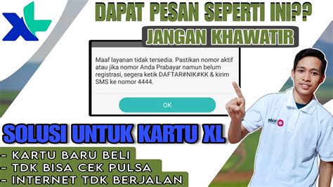 CARA Mengatasi Kartu XL Tidak Bisa Cek Pulsa Diregistrasi Dan