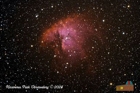 Digital Image The PacMan Nebula Kissimmee Park Observatory