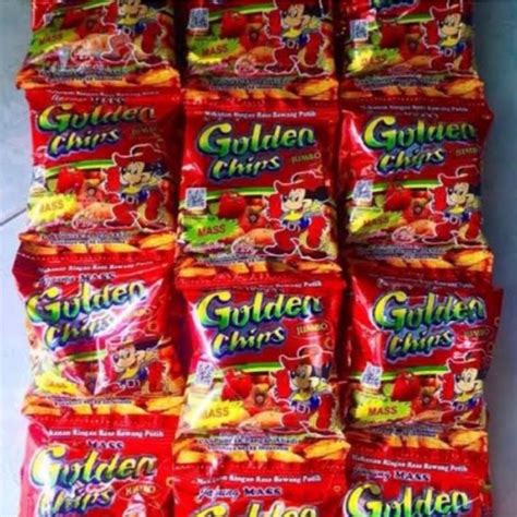 Jual Golden Chips Jumbo Pcs Potato Chips Snack Jadul Jajanan Jadul