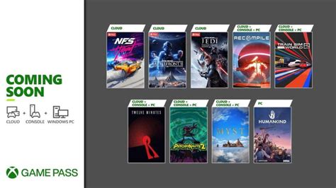 Novos Jogos Anunciados Para O Xbox Game Pass Salão De Jogos