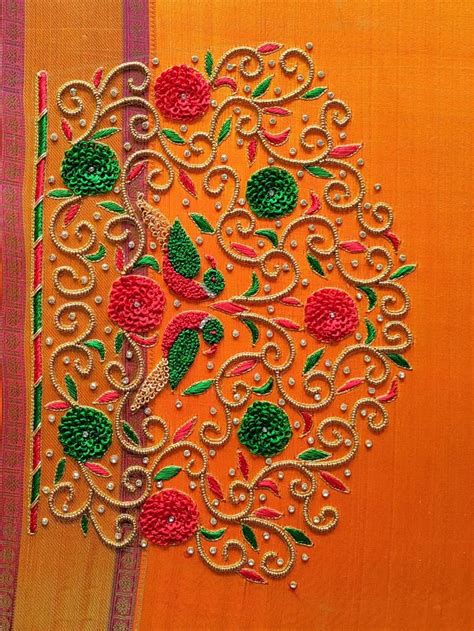 Pin By Arunachalam On Ariorke Simple Embroidery Designs Handwork