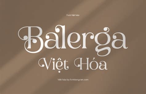 Font Việt Hóa 1ftv Vip Balerga