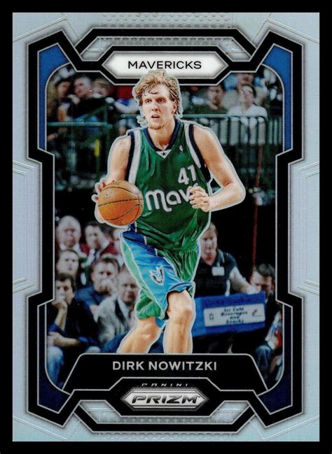 Panini Prizm Basketball Silver Holo Dirk Nowitzki Dallas