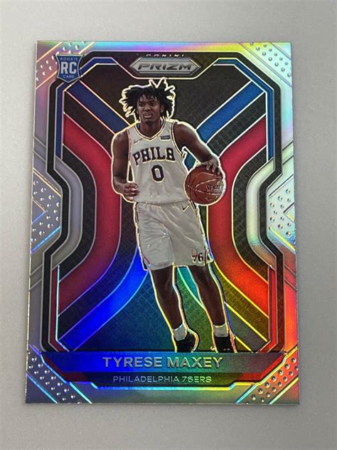 Yahoo Tyrese Maxey Panini Prism Silver Rc