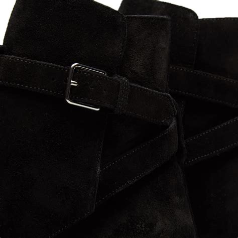 Saint Laurent Wyatt Jodhpur Boot Black Suede End Us