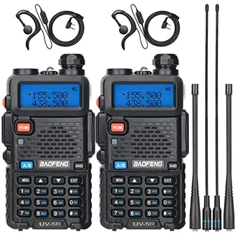 Baofeng Uv R Ham Radio Long Range Uv R Wakie Talkies Dual Band Vhf Uhf