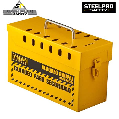 Caja De Bloqueo Grupal Steelpro Siamplus Safety