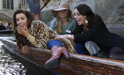 Top Celebrity Naked Miss World Visit To The University Of Cambridge And The River Cam