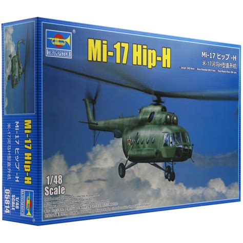 Trumpeter Mil Mi 17 Hip H Soviet Helicopter Military Model Kit Scale 1 48