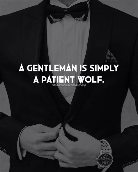 Gentleman Quote Wallpaper