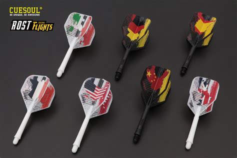 CUESOUL AK5 Integrated Dart Shaft Dart Flights Standard Shape 28mm