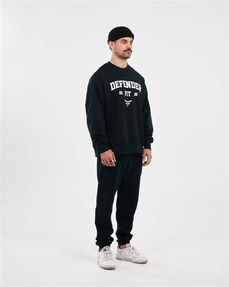 College Winter Crewneck Forest Green