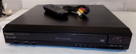Panasonic Dvd-cv47 5 Disc CD DVD Player 5 Disc Changer With Remote ...