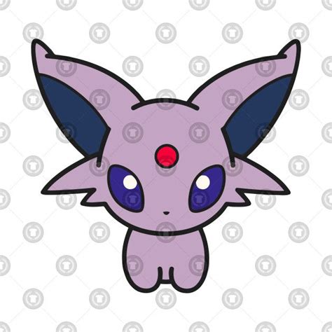 Cute Chibi Espeon Cute Chibi Espeon Adorable Chibi Fan Art Of Espeon