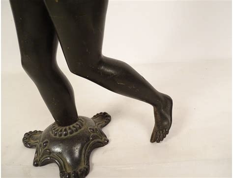 Bronze Sculpture Goddess Aphrodite Venus Naked Naiad Trumpet Th Century