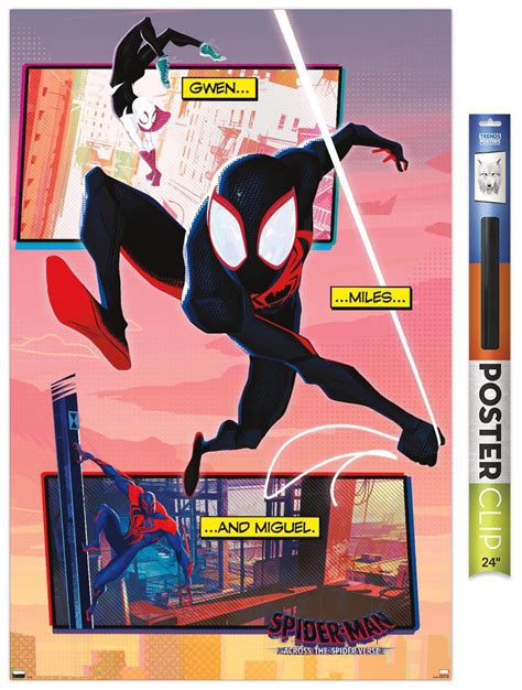 Marvel Spider Man Across The Spider Verse Trio Wall Poster 22375