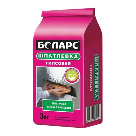 Шпатлевка гипсовая базовая 3 кг БОЛАРС 00000007458 - выгодная цена ...