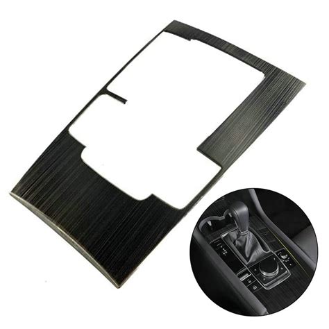 Benafini Black Titanium Steel Gear Shift Bopc Panel Cover Trim For