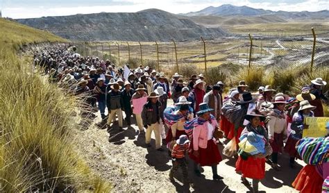 Cusco Comunidades De Espinar Amenazan Con Bloquear El Corredor Minero