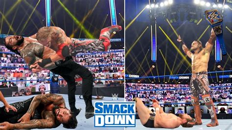 WWE Smackdown 19th March 2021 Highlights Edge SPEARS Roman Reigns