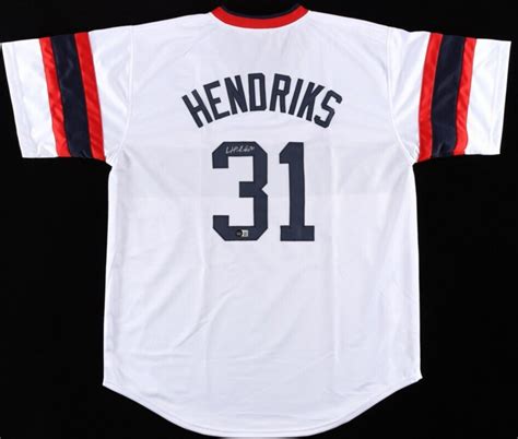 Liam Hendriks Signed Chicago White Sox 1983 Throwback Jersey (Beckett ...