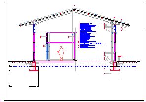 Sezione Costruttiva Del Magazzino In Autocad Libreria Cad