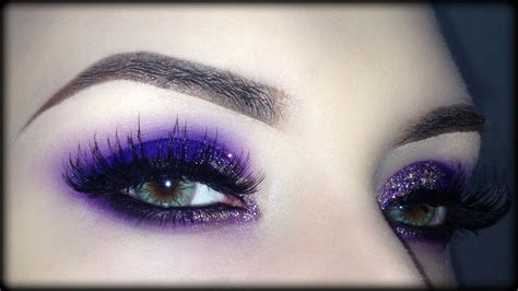 Sexy Purple Valentines Day Smoky Eyes Makeup Tutorial Trucco Viola San Valentinosan