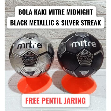 Jual New Bola Kaki Mitre Midnight Size 5 Original 100 Free Pentil