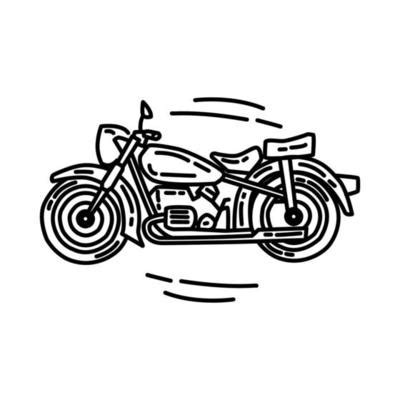 Motorcycle Outline Vector Art, Icons, and Graphics for Free Download