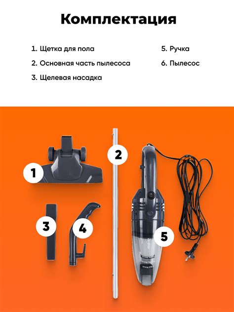Пылесос вертикальный для дома Redkey P5 компактный домашний ручной ...