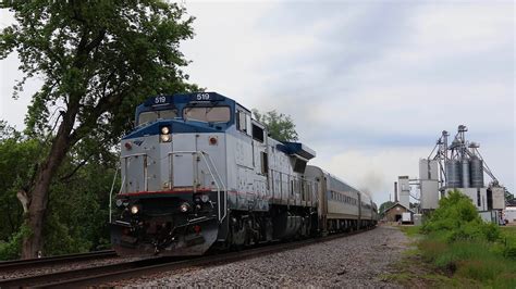 AMTRAK DASH 8 LEADER CPKC Watertown Sub Action Ft AMTK 519 Leads 1333