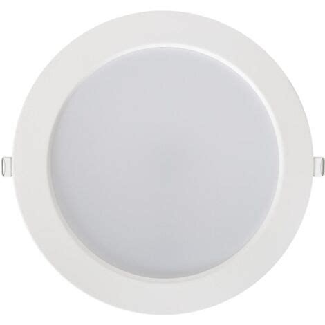 Placa Led W Circular Regulable Slim Corte Mm Blanco Fr O K