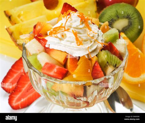 Mixed fruit salad Stock Photo - Alamy