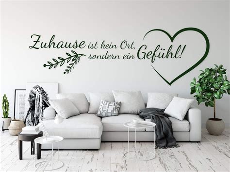 Tjapalo A Wandtattoo Zuhause Ist Kein Ort Sondern Ein Gef Hl