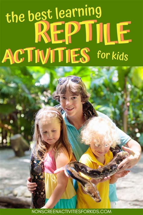 Fun Learning Activities For Kids Who Can't get Enough Of Reptiles - Non ...