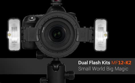 Godox MF12-K2 Macro Flash Kit, 2.4G Wireless TTL Flash with 3.7V ...