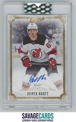 Upper Deck Clear Cut Champ S Auto Jesper Bratt C Jb New Jersey