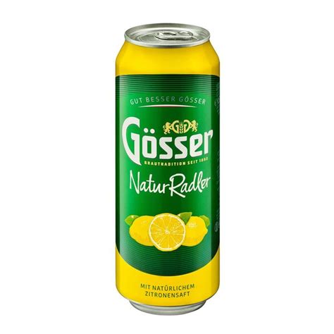 Gösser Naturradler Zitrone Beer brands Beverage can Canning