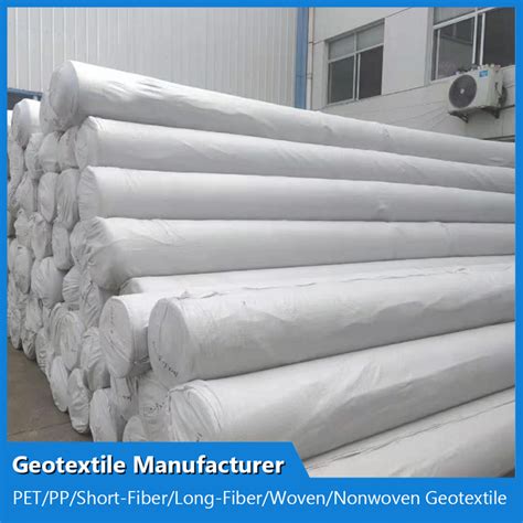 300g M2 Non Woven Geotextile And Staple Fiber Needle Punched Geotextile