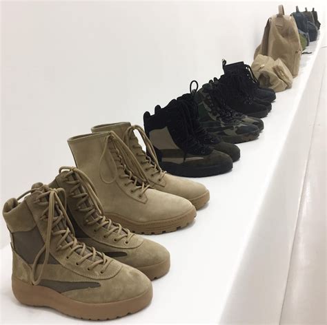 Yeezy Season 5 Military Boots Camo Sneaker Bar Detroit