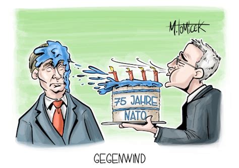 Gegenwind Von Mirco Tomicek Politik Cartoon Toonpool