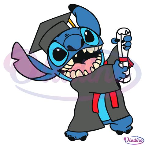 Cute Stitch Graduation SVG Graduate Svg Class Of 2022 Svg