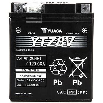 Batterie YTX12 BS SLA AGM Yuasa Moto Dafy Moto Batterie Moto