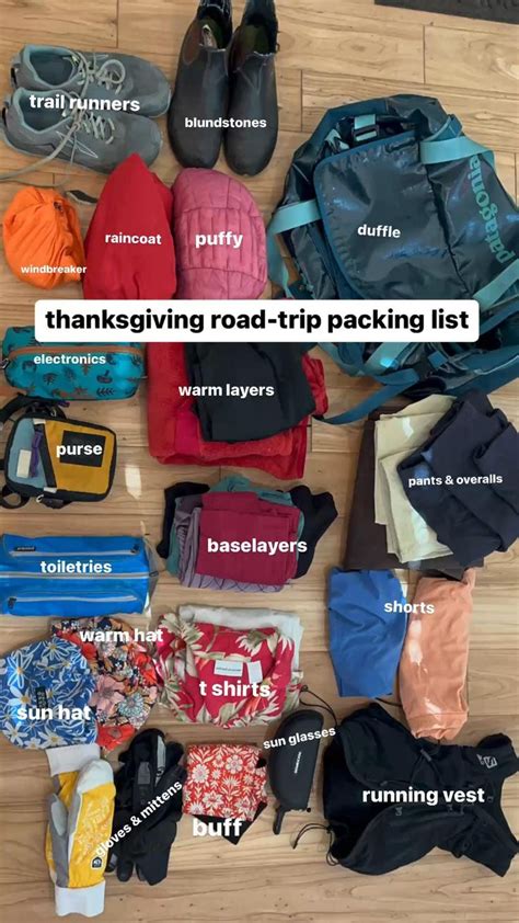 thanksgiving road trip packing list | Hiking outfit, Hiking outfit fall ...