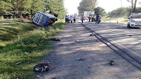 Un Motociclista Muerto Por Choque Sobre Ruta 5 La Voz