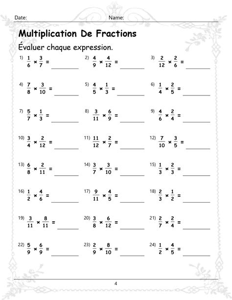 Adding And Subtracting Fractions Worksheets Grade 4 4th Grade Adding